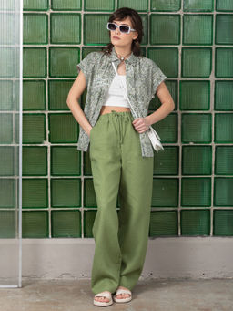 Брюки изо льна