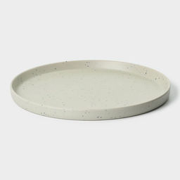 Блюдо «Мрамор», d=20.5 см, пластик, серое