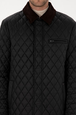 Erkek Siyah Mont Sepette S_rpriz _ndirim