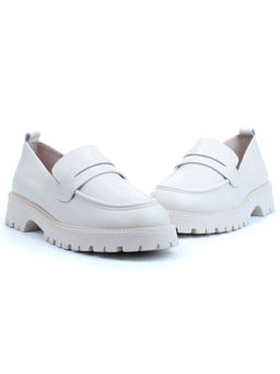 03-XR183/2 BEIGE Лоферы женские (натуральная и искусственная кожа)