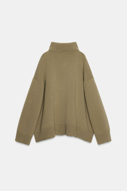 95% WOOL OVERSIZE JUMPER - Zara фото 7