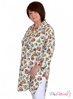 Туника-рубашка Модель №864 размеры 44-80 - Plusmoda фото 8