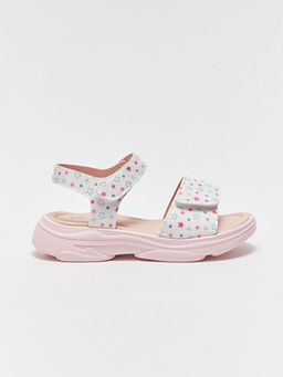 Bask?l? C?rt C?rtl? K?z ?ocuk Sandalet - Waikiki фото 2