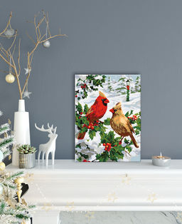 ФРЕЯ PNB/PM-183 Набор для раскрашивания по номерам 40 х 30 см В заснеженном лесу фото 4