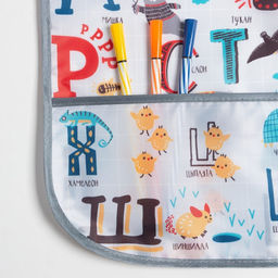 Фартук с нарукавниками детский Этель Весёлый алфавит, 49 х 39 см  фото 3