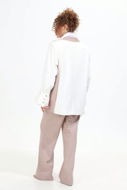 Жакет NIKVA н951-4 молоко+песок  фото 5