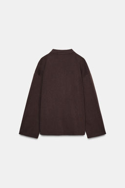 RUSTIC V-NECK T-SHIRT - Zara фото 11