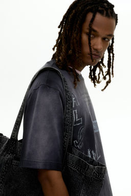 Camiseta con estampado Oversized Fit - H&m фото 5