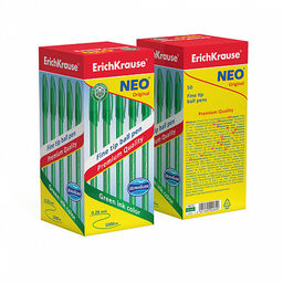 Цена за 50 шт. Ручка шариковая ErichKrause Neo® Stick Original 0.7, Super Glide Technology, цвет чернил черный (в коробке по 50 шт.)  фото 18