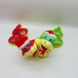 Мягкая игрушка Змея музыкальная лежачая в шапке 38 см (ползает) - Storyland фото 2