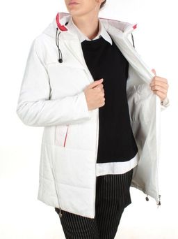 2098-1 WHITE Куртка демисезонная женская Y SILK TREE (100 гр.синтепона) - Фабричный китай фото 10