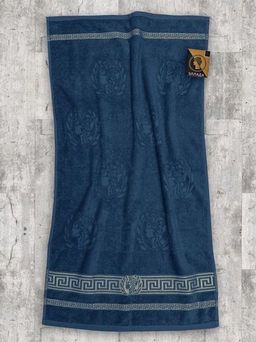 Махровое полотенце Эллада- син. 50*90 см. хлопок 100% - Лен поволжья фото 2