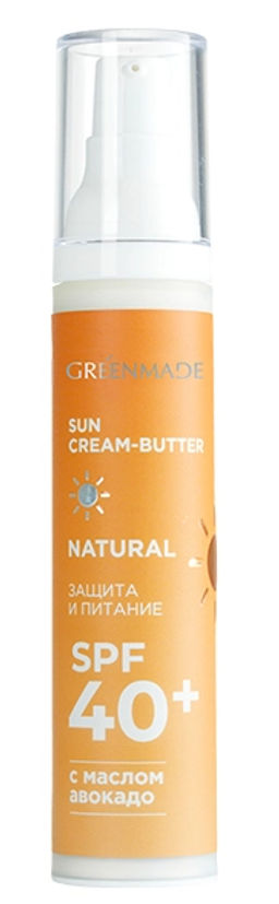 Крем-баттер д/лица солнцезащитный SPF40 Защита и питание с маслом авокадо