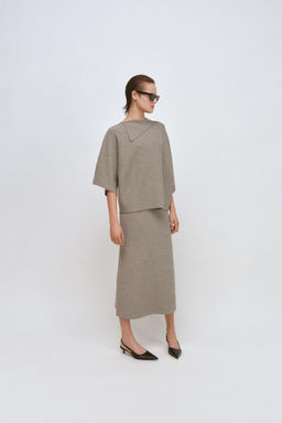 KNIT MIDI SKIRT - Zara фото 12