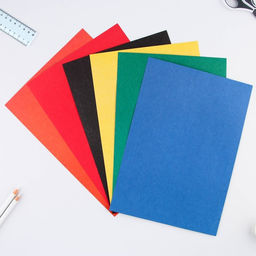 Картон цветной Котик, формат А4, 6 листов, 6 цветов, немелованный односторонний. - Artfox study фото 7