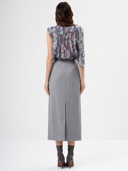 Юбка женская 12621-38027 grey