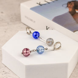 Серьги из муранского стекла SHINE LC3467