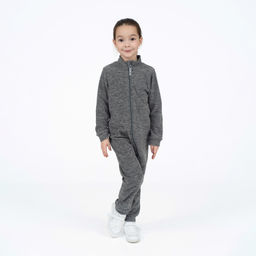 Комбинезон детский флисовый серый