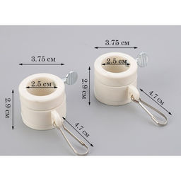 Пластиковые анти-наматывающие крепления для флага, флагштока, d-2.5 см, 2 шт - Simaland фото 2