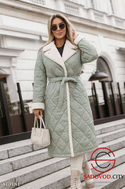 Теплая удлиненная куртка