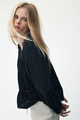 Blusa bordada de algod?n - H&m фото 3