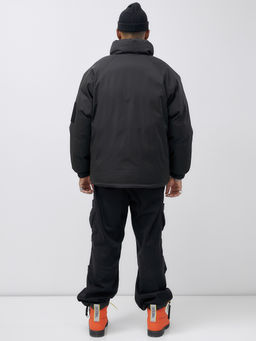 Куртка двухсторонняя мужская молодежная зимняя черного цвета 25308Ch - Mtforce фото 5