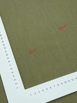 Крапива Рами (Ramie) с хлопком цв.Зелено-оливковый хаки, СОРТ2, ш.1.4м, крапива-50%, хл-50% - Купава фото 10