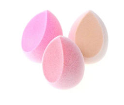 FARRES /FP-018/ Cпонж для лица бархатный "Косой срез". (12)