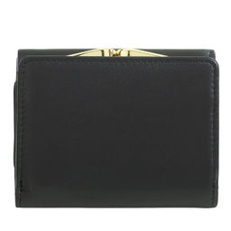 Итальянский женский кожаный кошелек DuDu серии Corsica | черный поп - Dudubags фото 6