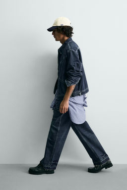 RELAXED FIT JEANS WITH FORD PATCH - Zara фото 6