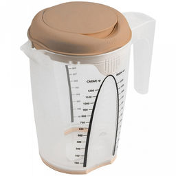 "Stockholm" Емкость для блендера пластмассовая 1,5л, д20см, h13,1см, мерная, шоколадный мокко (Россия)