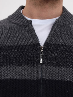 Жакет мужской GREG G139-полосы D2 (серый)  фото 4