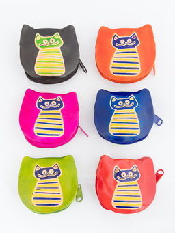 Кошелек под мелочь Котик №0198/8 6шт/уп