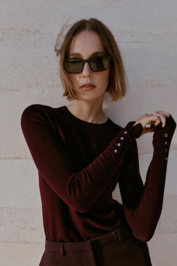 BASIC PLAIN KNIT SWEATER - Zara фото 28