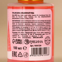 Подарочный набор новогодний URAL LAB Рождественская почта: гель для душа 100 мл и мист для тела 88 мл