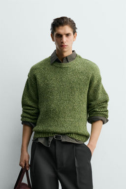 TEXTURED TWISTED YARN VOLUME JUMPER - Zara фото 2