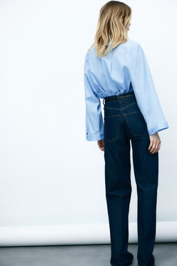Blusa de algodon con jaretas - H&m фото 4