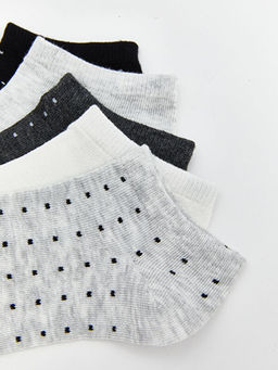 Desenli Kad?n Patik ?orap 5li