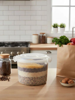 Контейнер 8,0л круглый с ручками М098 - Альтернатива фото 7