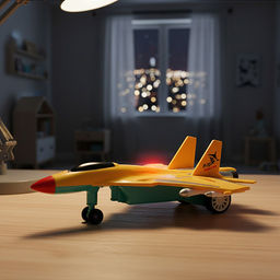 Самолет "Небесный защитник" р/у, 27 MHz, (свет) в коробке