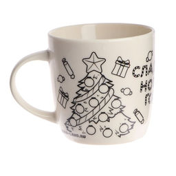 Лунная роспись кружки на новый год Сладкого Нового года!, 300 мл