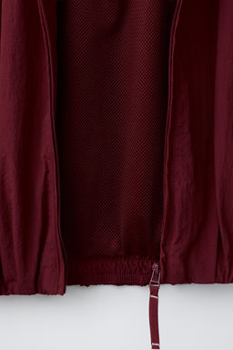 CAZADORA VIVOS CONTRASTE SPORTY / Burgundy - Zara фото 8