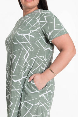 Платье 324105а Хаки - Елена фото 6