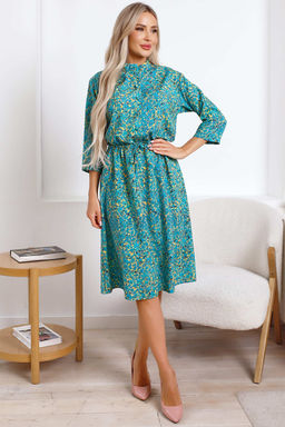 Платье Одиссея (зеленое) П15844-45М