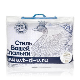Подушка Пуховая 100% хлопок(тик)