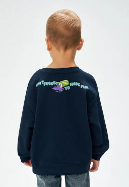 ACOOLA / Джемпер детский для мальчиков Evzen холодный синий  фото 4