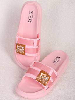 Шлепанцы розовые женские