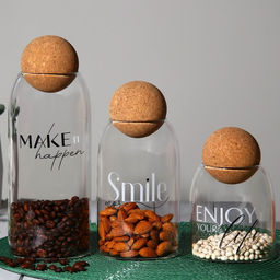 Банка для хранения сыпучих продуктов и круп Make it happen, 1000 мл