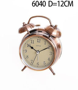 Будильник 12 см / 6040 /уп 50/ подсветка экрана - ГалеонТрейд фото 3