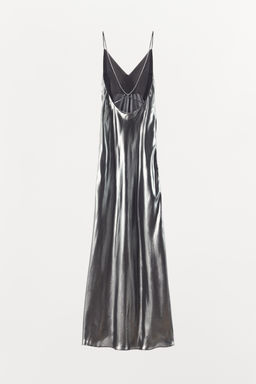 LONG METALLIC DRESS - Zara фото 7